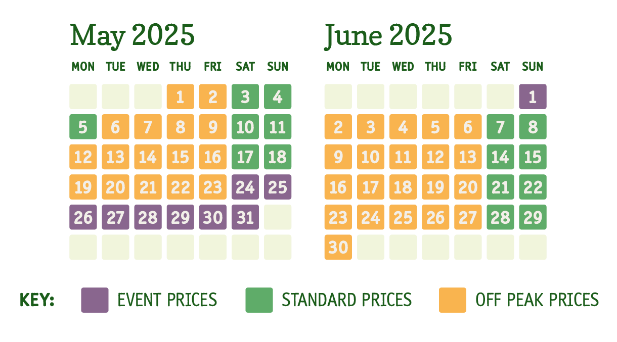 Bocketts May & June Calendar
