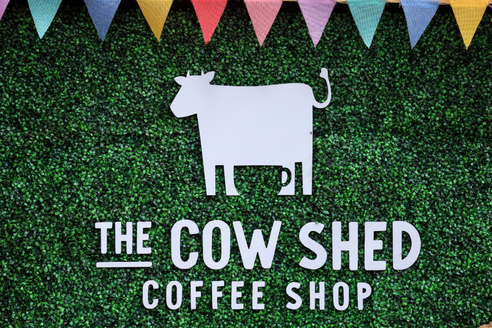 The Cow Shed sign picture